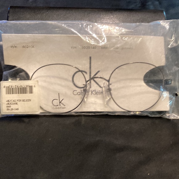 CK Calvin Klein round metal eyeglasses unisex style CK5210k $40 - Picture 9 of 9